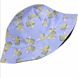 Unisex Summer Bucket Hat Reversible - Dollar Bills
